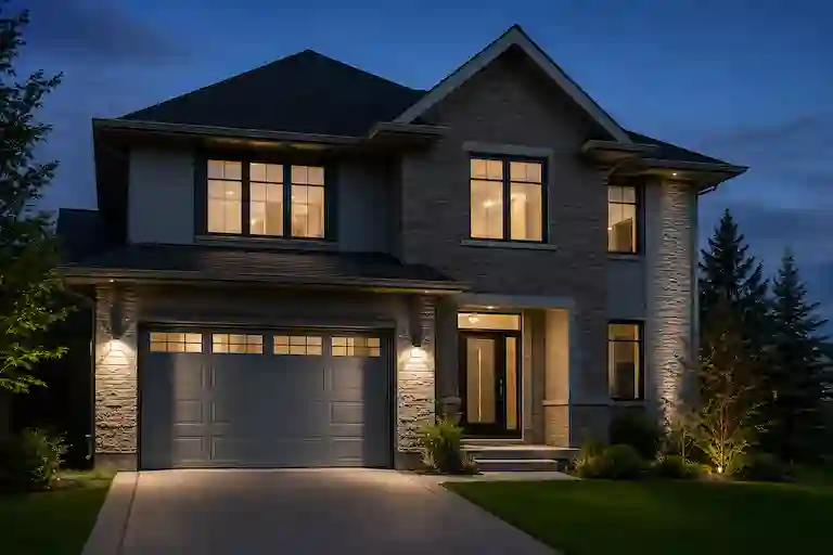 Modern Southern Ontario home protected by professional basement waterproofing and foundation drainage systems